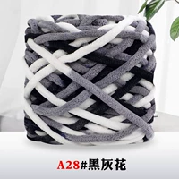 Павлин синий 28 черно -белый серый