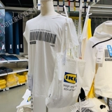 Ikea, шоппер, сумка на одно плечо, складная сумка для хранения