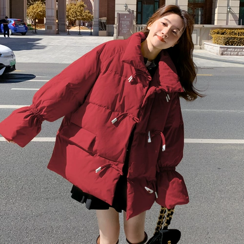 Короткий пуховик с пухом, куртка, увеличенная толщина, коллекция 2022, подходит для подростков