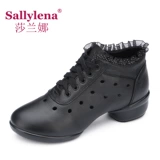 Летние туфли, танцующая обувь, мягкая подошва, из натуральной кожи