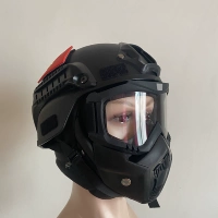 Зимний шлем, прозрачная маска