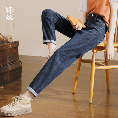 taobao agent Autumn retro jeans, 2023, high waist