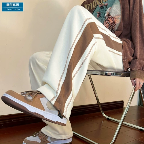 Tide, демисезонные ретро штаны, в американском стиле, свободный прямой крой