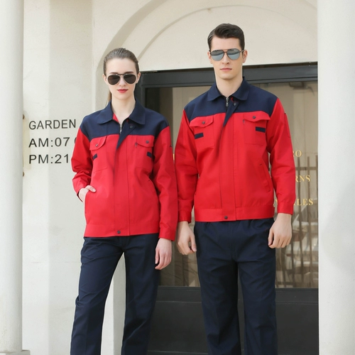 Хлопковый комбинезон, износостойкий осенний лонгслив для работы, делается под заказ