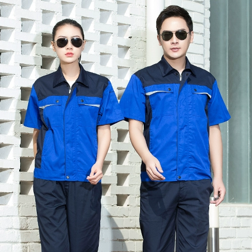 Летний комбинезон, униформа подходит для мужчин и женщин, короткий рукав