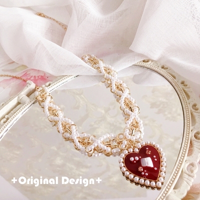 taobao agent Classic short necklace, chain for key bag , Lolita style