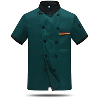 Зеленый, короткий рукав