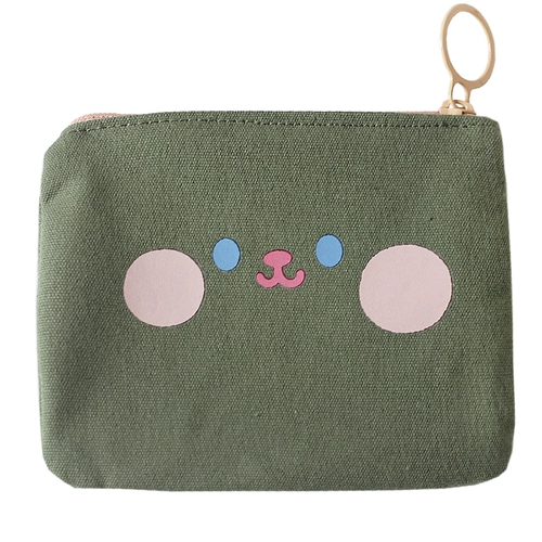 Милые румяна, маленький портативный кошелек, свежие монеты, картхолдер, сумка-органайзер, простой и элегантный дизайн, в корейском стиле