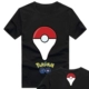 Pokemon T-shirt Quần áo ngoại vi Geng ghost Tay ngắn Trò chơi Nintendo phim hoạt hình giả mạo hai chiều - Carton / Hoạt hình liên quan