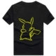 Pokemon T-shirt Quần áo ngoại vi Geng ghost Tay ngắn Trò chơi Nintendo phim hoạt hình giả mạo hai chiều - Carton / Hoạt hình liên quan