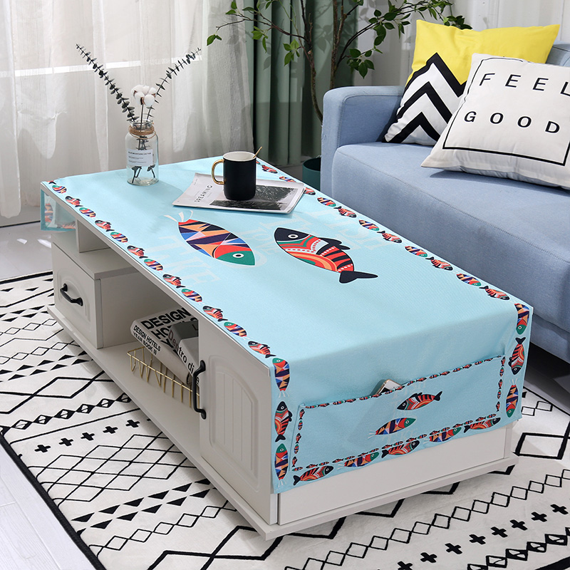 net red ins wind coffee table cloth waterproof disposable anti-scalding cotton linen cloth art rectangular table mat small coffee table tablecloth nordic