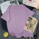 Mùa hè phong cách phương tây áo sơ mi nhỏ bên trong của phụ nữ ngắn tay phiên bản Hàn Quốc rộng rãi và mỏng hoang dã bf quần áo áo thun nửa tay phong cách Hồng Kông - Áo phông