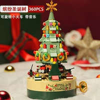 Красочная музыкальная коробка рождественская елка