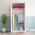 Tủ quần áo đơn giản gỗ hiện đại cho thuê phòng tối giản với phòng ngủ tập thể trẻ em lắp ráp lưu trữ tủ quần áo lớn kinh tế - Buồng