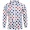 Men's shirt (white polka dots)
