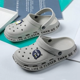 Tide, тапочки в стиле Crocs, летние мюли, нескользящие модные пляжные женские тапочки, коллекция 2024 года, мягкая подошва, семейный стиль, подходят для носки на улице