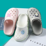 Tide, тапочки в стиле Crocs, летние мюли, нескользящие модные пляжные женские тапочки, коллекция 2024 года, мягкая подошва, семейный стиль, подходят для носки на улице