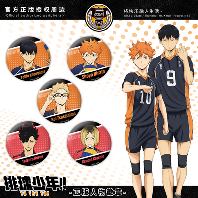 taobao agent Volleyball Junior Badge Lucky Stone Genuine two -dimensional anime Surrounding the sun to Xiangyang Lonely Claw