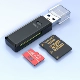 [Black] SD/TF Dual Card Одиночное чтение ★ Официальная сертификация