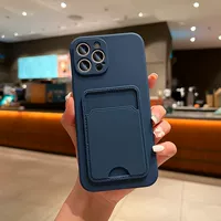 Темно -синий 【Силиконовая карта корпус】