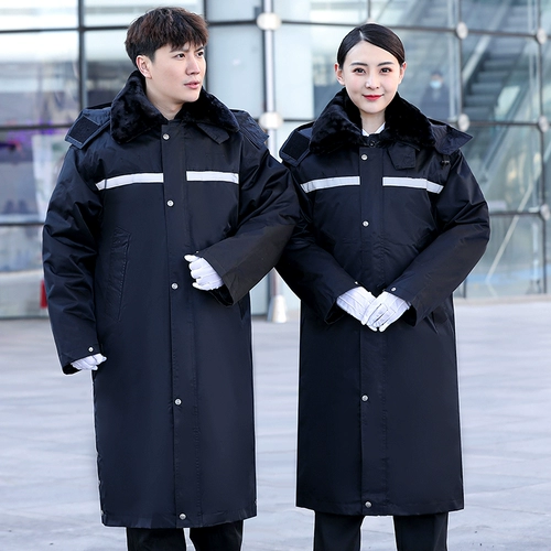 Демисезонный длинный дорожный удерживающий тепло пуховик для работы, увеличенная толщина