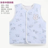 Детский хлопковый зимний удерживающий тепло жилет подходит для мужчин и женщин, бюстгальтер-топ для новорожденных, в западном стиле