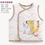 Детский хлопковый зимний удерживающий тепло жилет подходит для мужчин и женщин, бюстгальтер-топ для новорожденных, в западном стиле