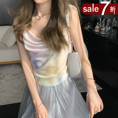 taobao agent Spring T-shirt, tank top, gradient