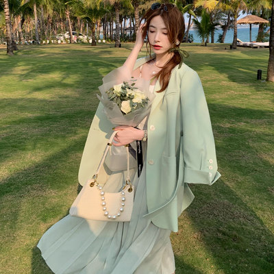 taobao agent Shiffon summer pleated skirt, long skirt, A-line