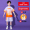 CHINA Orange Short Sleeves+White Shorts Comes with Football Socks+Headband