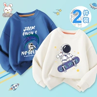 [2 круглые шеи] темно -синяя вселенная для серфинга+белая авиационная сторона