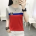 Mickey t-shirt của phụ nữ ngắn tay 2021 mới mùa hè của phụ nữ trong triều băng lụa áo len của phụ nữ đáy áo sơ mi mỏng phần - Áo phông Áo phông