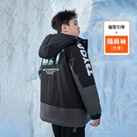 [Осенняя тонкая версия] отражающий цвет, соответствующий тонкому хлопку, черный