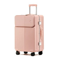 Розовый [боковое отверстие+подстаканник+тормозное колесо] алюминиевая рама