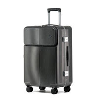 Серый [боковое отверстие+подставка+тормозное колесо] алюминиевая рама