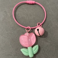 Прозрачный розовый тюльпан