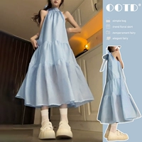 [Синий] [Популярный красивый красивый чайный перерыв в этом году - супер красивый, нишевой дизайн - холодный, сладкий, сладкий и пряный корейская драма, носит пляж, красивый хепберн -сказочный моральный моральный моральный спящий ежемесячный спящий сексуальный зал десяти залов.