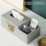 Lucky Cat кладет украшения на бумажные салфетки, простой современный легкий роскошный стиль элитного дома, гостиной, журнальный столик, бумажная коробка с дистанционным управлением