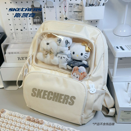 Skechers斯凯奇L325U103 时尚透明层双肩包