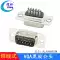 Huanglin HDB 15-pin VGA nam ba hàng 15VGA nữ cắm kết nối máy tính video VGA cắm 