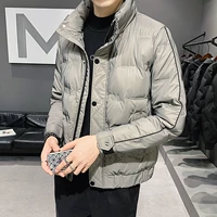 Мужской зимний пуховик, короткая зимняя утепленная удерживающая тепло куртка, 2021 года