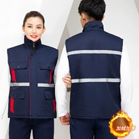 JL-74 Canvas Multiplayer Cotton Pocket Chotcon и толстый скрытый синий