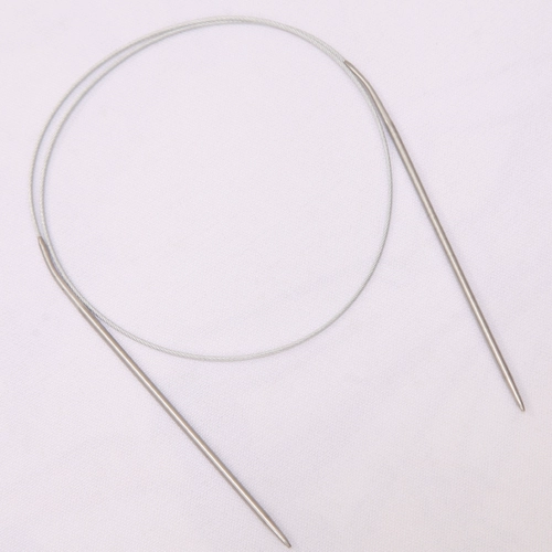 雅彩 毛线编织工 不锈钢环形针 毛衣针围巾针 循环针80厘米循环针