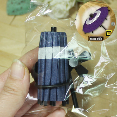 taobao agent Mini blue -purple umbrella and umbrella tomy paper umbrella ornament Garlet 8 points 12 points BJD doll