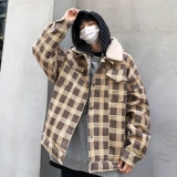 Зимний вельветовый пуховик, бархатная трендовая куртка для школьников, увеличенная толщина, в корейском стиле