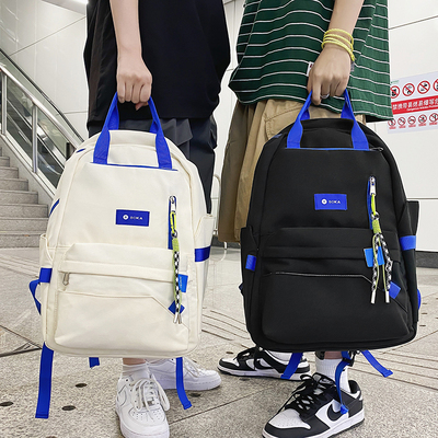 taobao agent One-shoulder bag, brand Japanese shoulder bag, fashionable universal backpack, school bag, for students, for secondary school