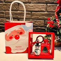 Рождественская модель дерева снеговика+коробка рождественской красной подвески+сумочка