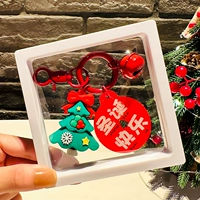 Рождественская елка с Рождеством+Рождественская рама подвески белой подвески