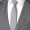 6cm领带浅灰色hv601
