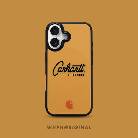 Carhartt Dark Green & Mustard Yellow Iconic Branding iPhone Case